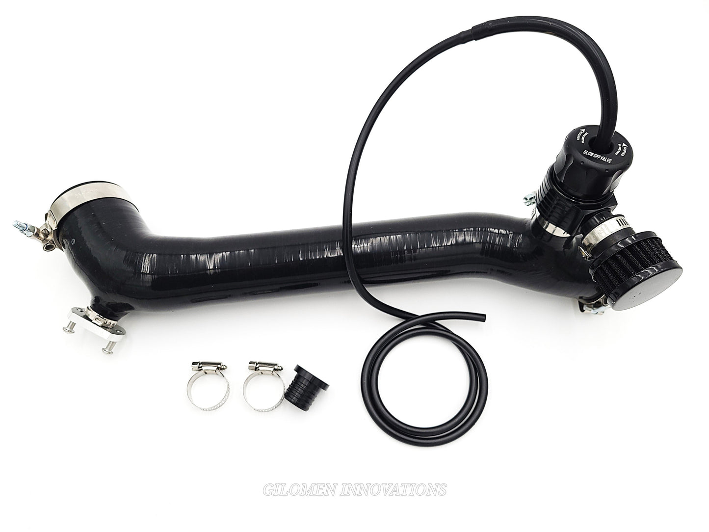 Silicone Charge Tube Heavy Duty Upgrade RZR Turbo With Adjustable Blow Off Valve