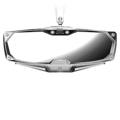 HALO-RA LED REAR VIEW MIRROR W/ CAST ALUMINUM BEZEL - RZR PR