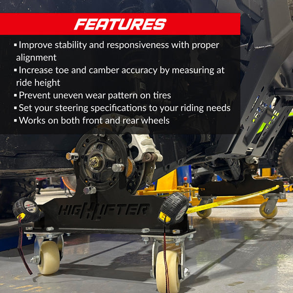 High Lifter Alignment Tool with Casters