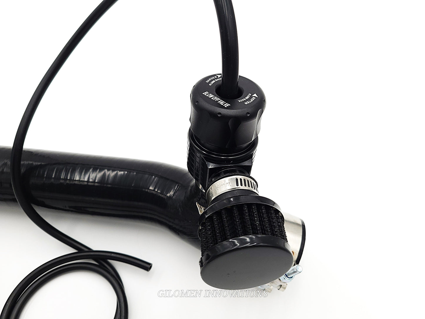 Silicone Charge Tube Heavy Duty Upgrade RZR Turbo With Adjustable Blow Off Valve
