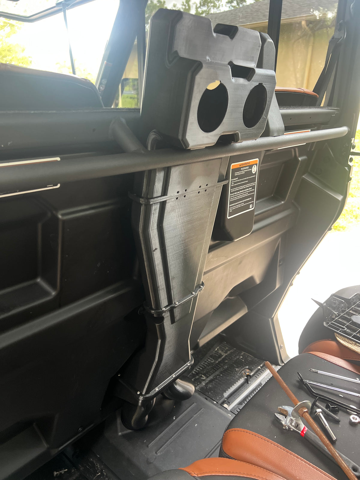 2026 Can-Am Defender HD11 MAX Rear A/C Plenum with 12V Fan