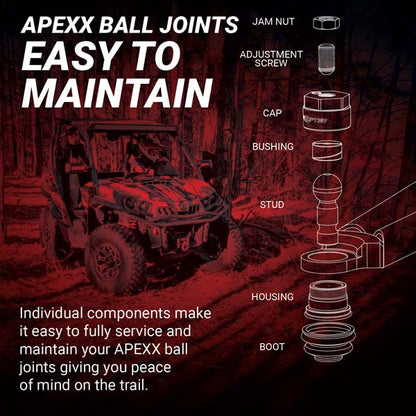 APEXX Front Forward Control Arms Can-Am Defender XMR