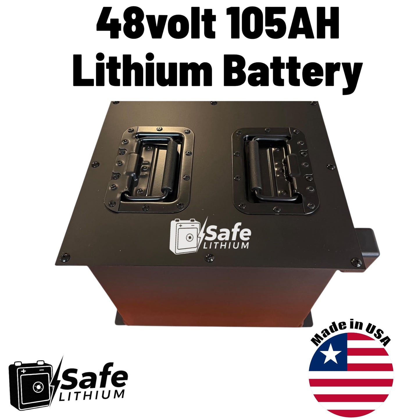 48V 105Ah Lithium Golf Cart & UTV Battery Upgrade | 51.2V High-Output System