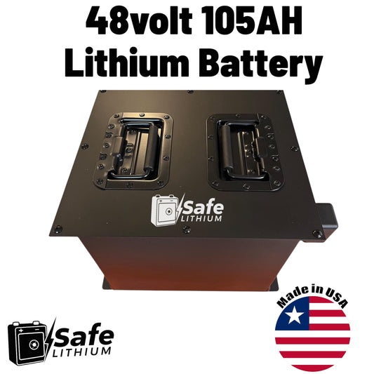 48V 105Ah Lithium Golf Cart & UTV Battery Upgrade | 51.2V High-Output System