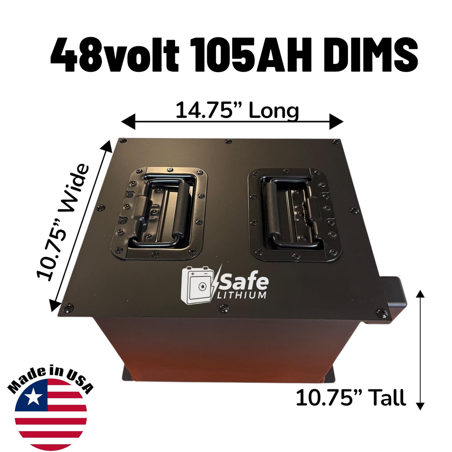 48V 105Ah Lithium Golf Cart & UTV Battery Upgrade | 51.2V High-Output System